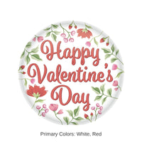 6 Pack Bulk Valentine's Day Happy Valentine's Day Button