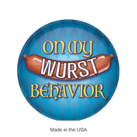 6 Pack Bulk Oktoberfest On My Wurst Behavior Button