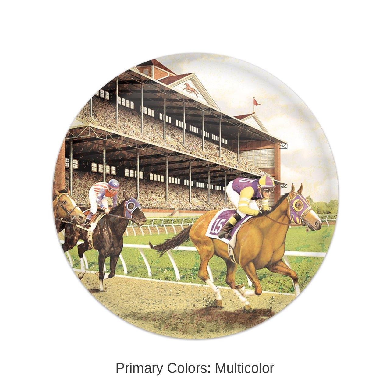 6 Pack Bulk Vintage Derby Button