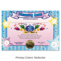 6 Pack Bulk 1 Year Old (Boy) Certificate