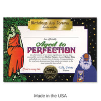 6 Pack Bulk Aged To Perfection Certificate