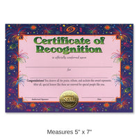 6 Pack Bulk Certificate Of Recognition