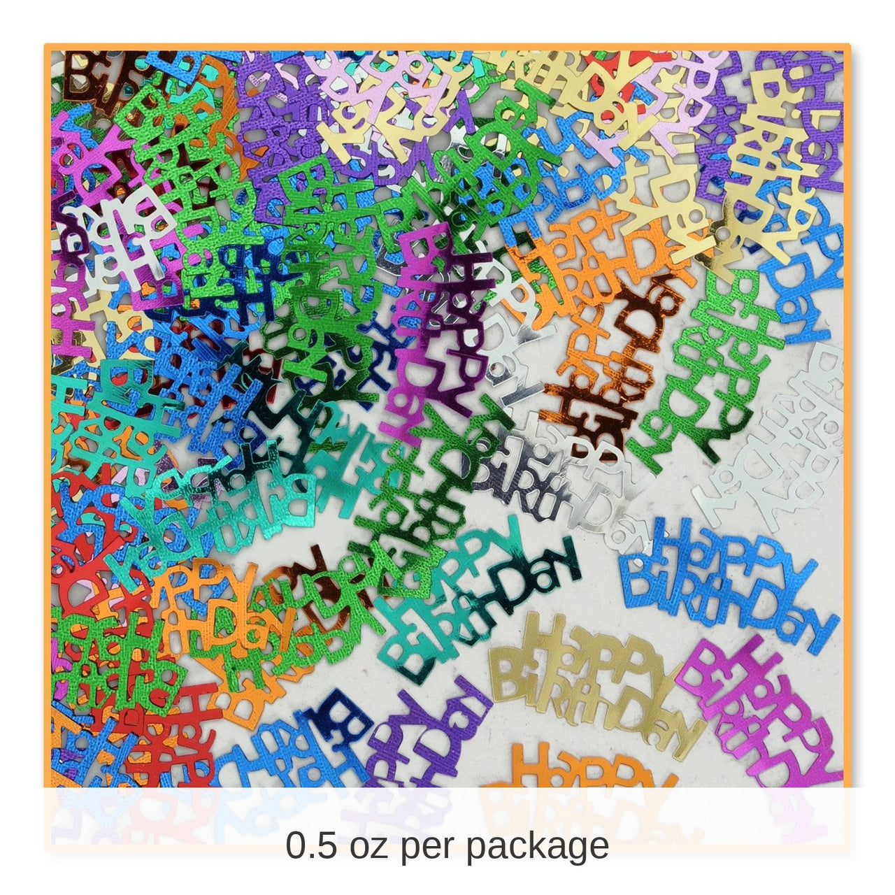 6 Pack Bulk Happy Birthday Confetti (0.5 Oz/Pkg)