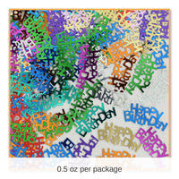 6 Pack Bulk Happy Birthday Confetti (0.5 Oz/Pkg)