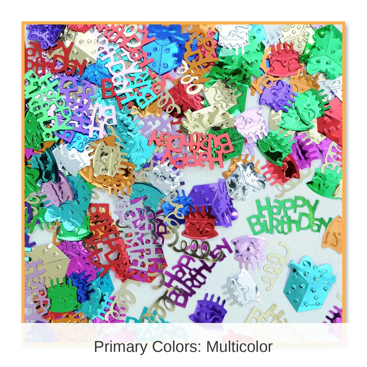 6 Pack Bulk Birthday Party Bash Confetti (0.5 Oz/Pkg)