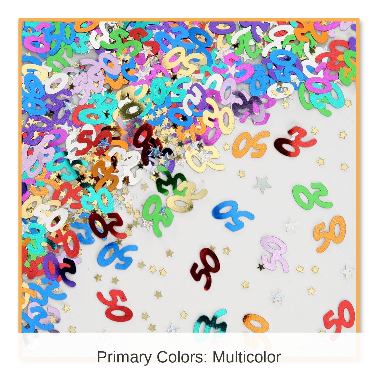 6 Pack Bulk 50/Stars Confetti (0.5 Oz/Pkg)