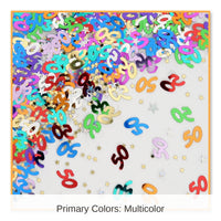 6 Pack Bulk 50/Stars Confetti (0.5 Oz/Pkg)
