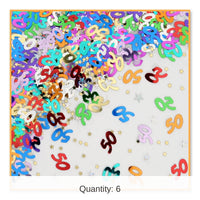 6 Pack Bulk 50/Stars Confetti (0.5 Oz/Pkg)