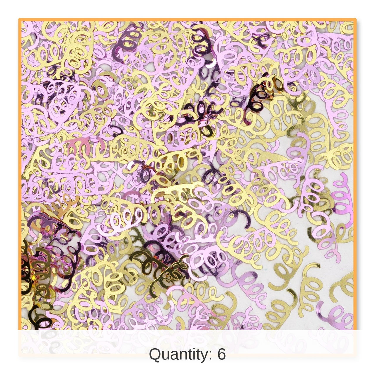 6 Pack Bulk Streamer Fun Confetti (0.5 Oz/Pkg)