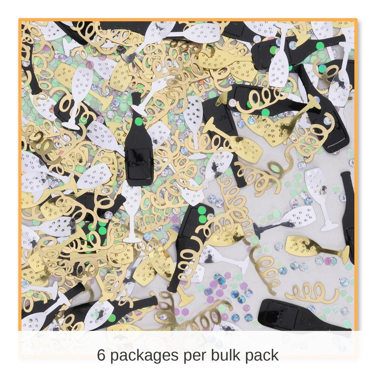 6 Pack Bulk Bachelorette Party Special Celebration Confetti (0.5 Oz/Pkg)