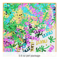 6 Pack Bulk Luau Party Confetti (0.5 Oz/Pkg)