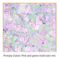 6 Pack Bulk Baby Girl Confetti (0.5 Oz/Pkg)