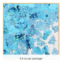 6 Pack Bulk Baby Boy Confetti (0.5 Oz/Pkg)