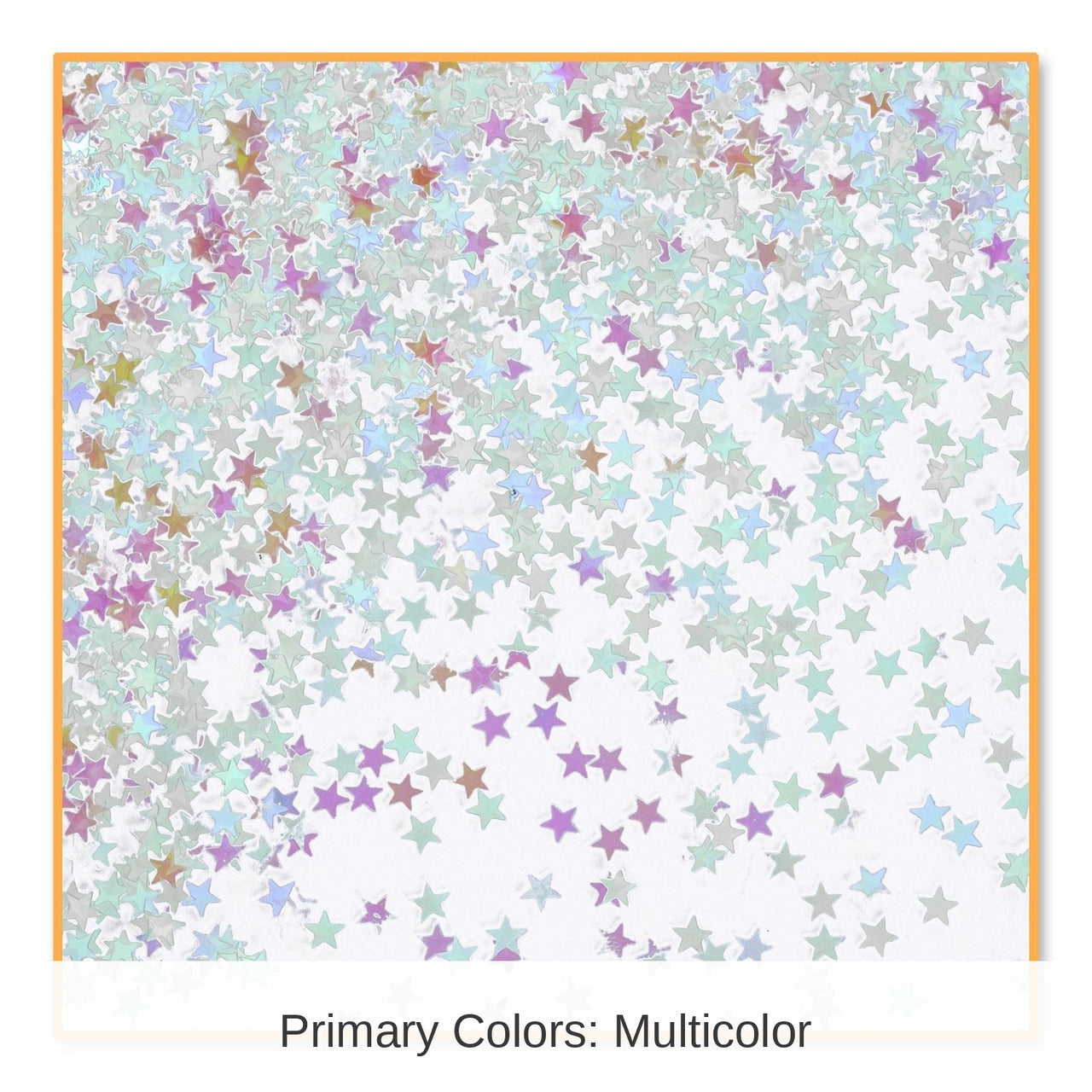 6 Pack Bulk Iridescent Party Stars Confetti (0.5 Oz/Pkg)