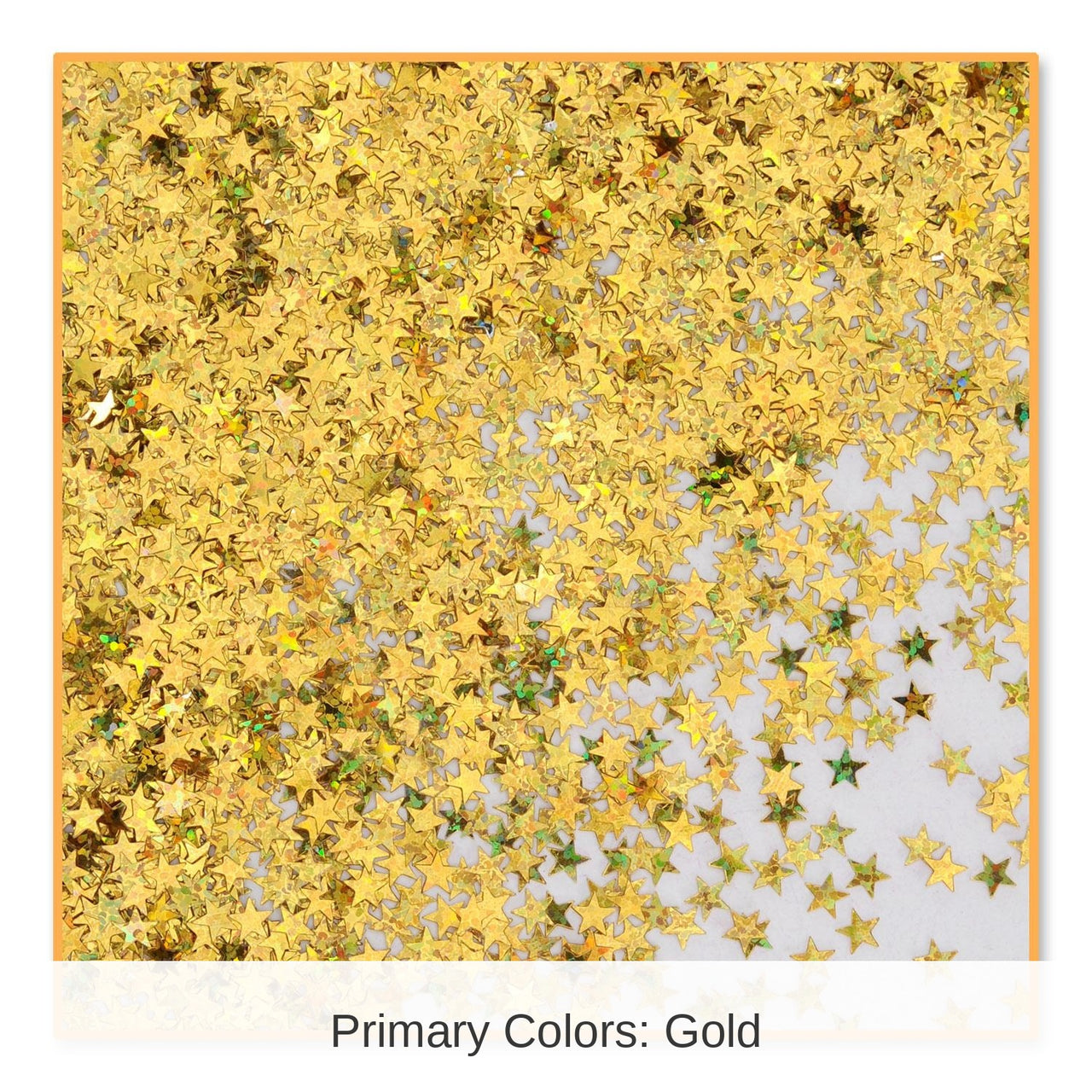 6 Pack Bulk Gold Holographic Party Stars Confetti (0.5 Oz/Pkg)