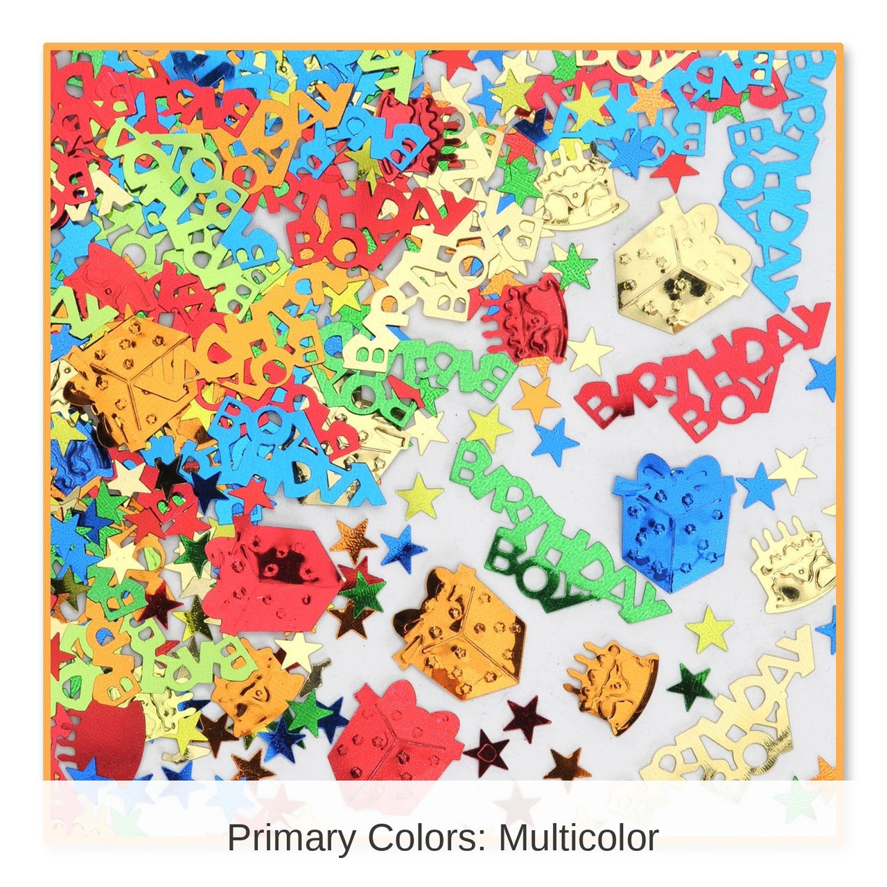6 Pack Bulk Birthday Party Boy Confetti (0.5 Oz/Pkg)