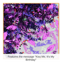 6 Pack Bulk Kiss Me - It's My Birthday Confetti (0.5 Oz/Pkg)