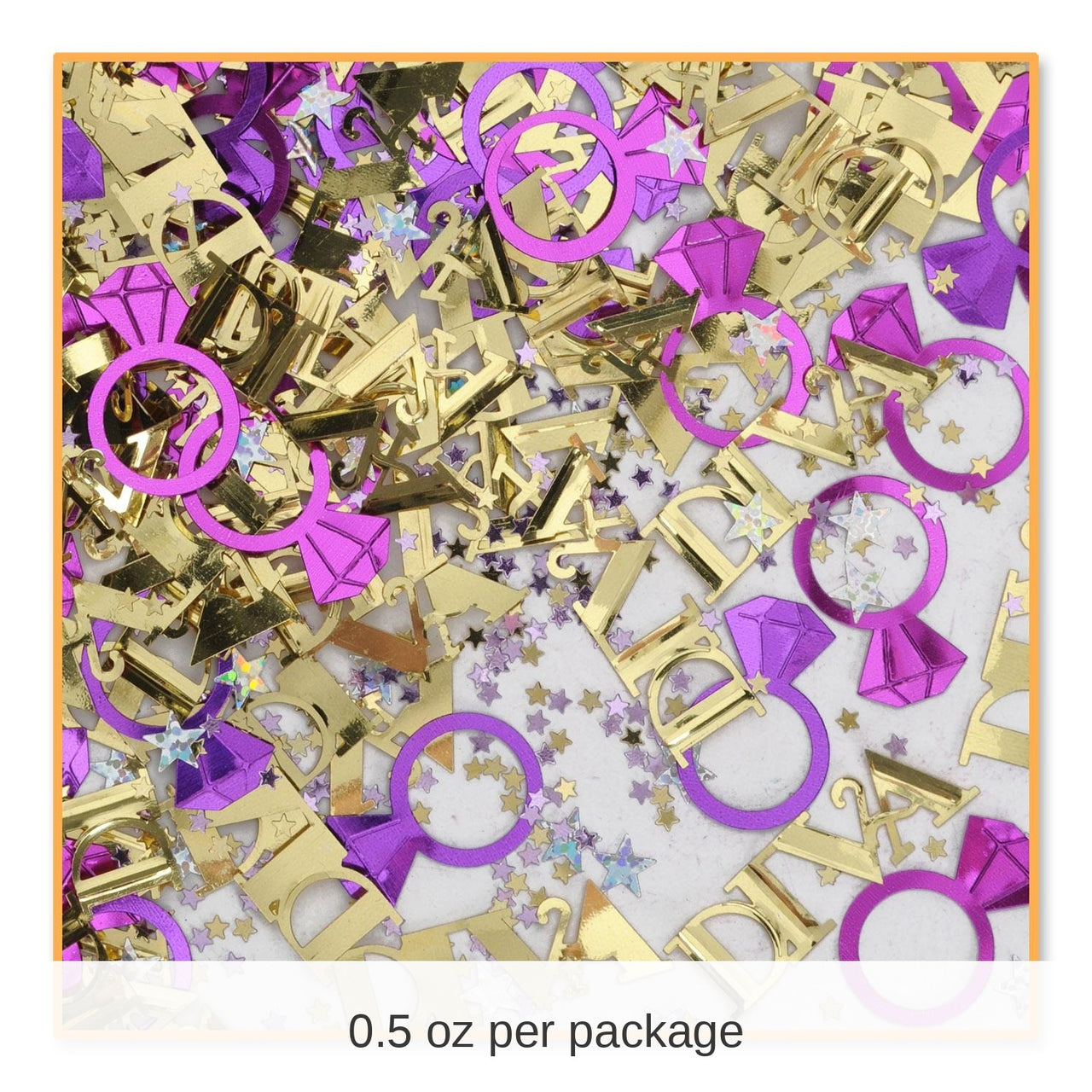 6 Pack Bulk Diva Confetti (0.5 Oz/Pkg)