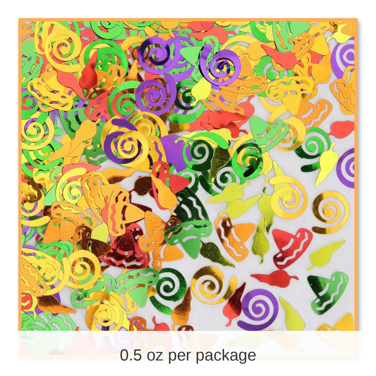 6 Pack Bulk Fiesta Confetti (0.5 Oz/Pkg)