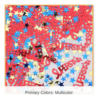6 Pack Bulk Super Star Party Confetti (0.5 Oz/Pkg)