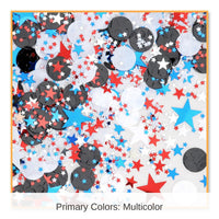 6 Pack Bulk Soccer Star Party Confetti (0.5 Oz/Pkg)