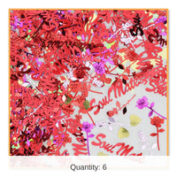 6 Pack Bulk Valentine's Day Soul Mate Confetti (0.5 Oz/Pkg)