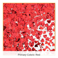 6 Pack Bulk Red Party Hearts Confetti (0.5 Oz/Pkg)