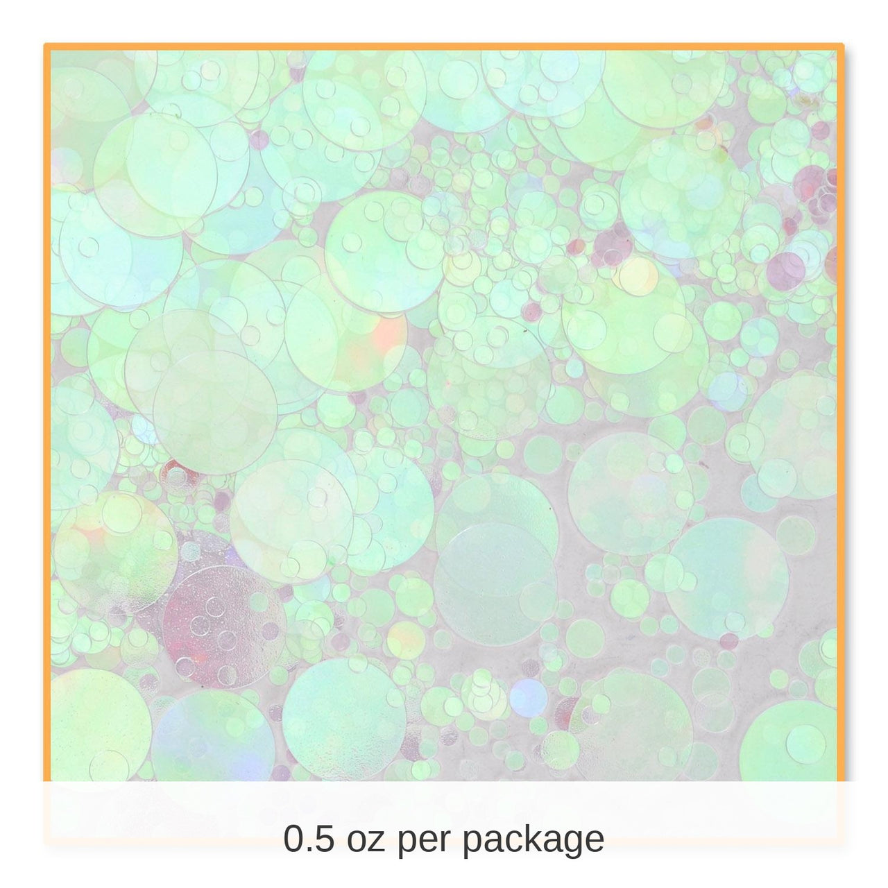 6 Pack Bulk Party Iridescent Polkadots Confetti (0.5 Oz/Pkg)