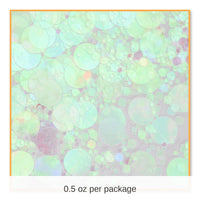 6 Pack Bulk Party Iridescent Polkadots Confetti (0.5 Oz/Pkg)