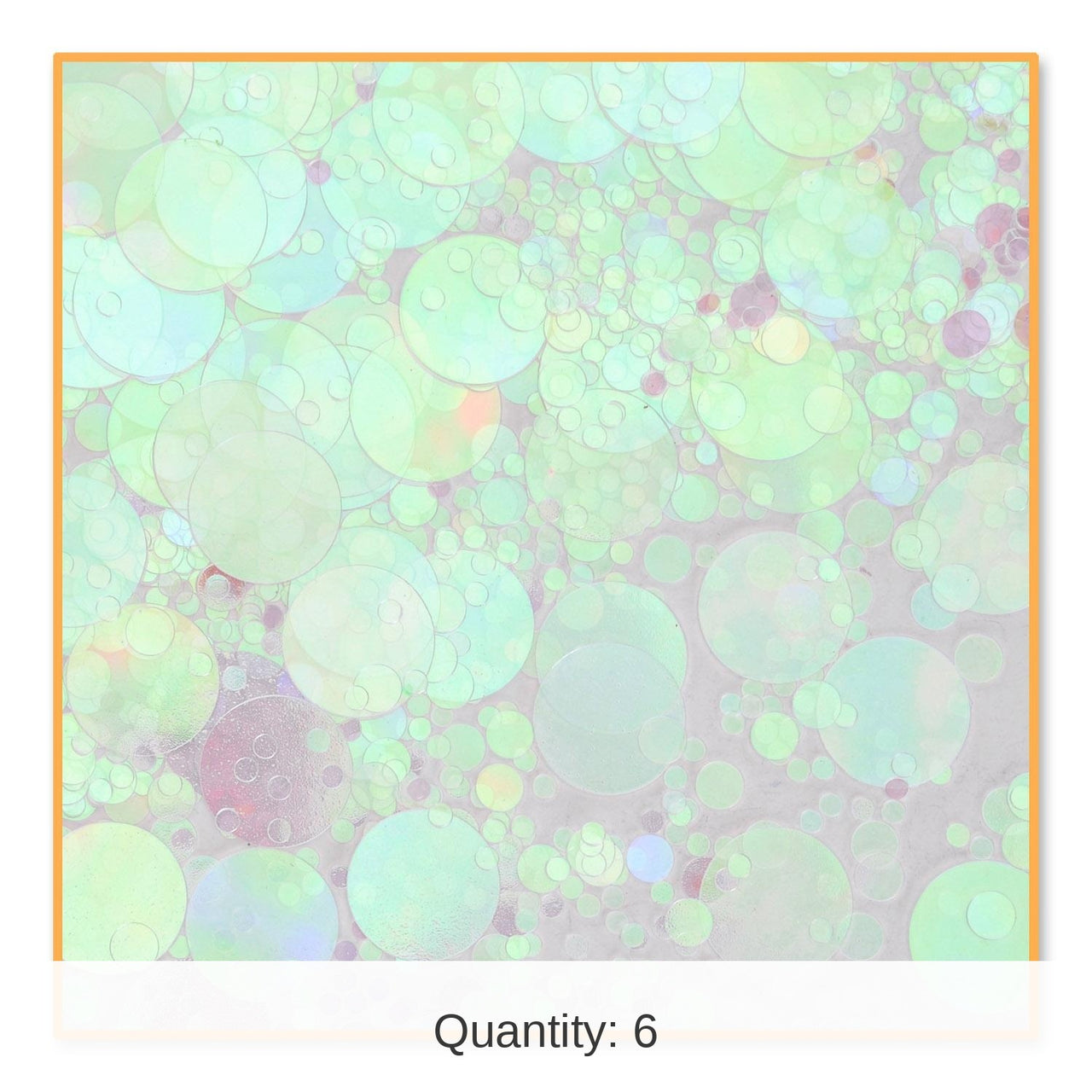 6 Pack Bulk Party Iridescent Polkadots Confetti (0.5 Oz/Pkg)
