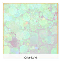 6 Pack Bulk Party Iridescent Polkadots Confetti (0.5 Oz/Pkg)