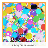 6 Pack Bulk Party Polkadots Confetti (0.5 Oz/Pkg)