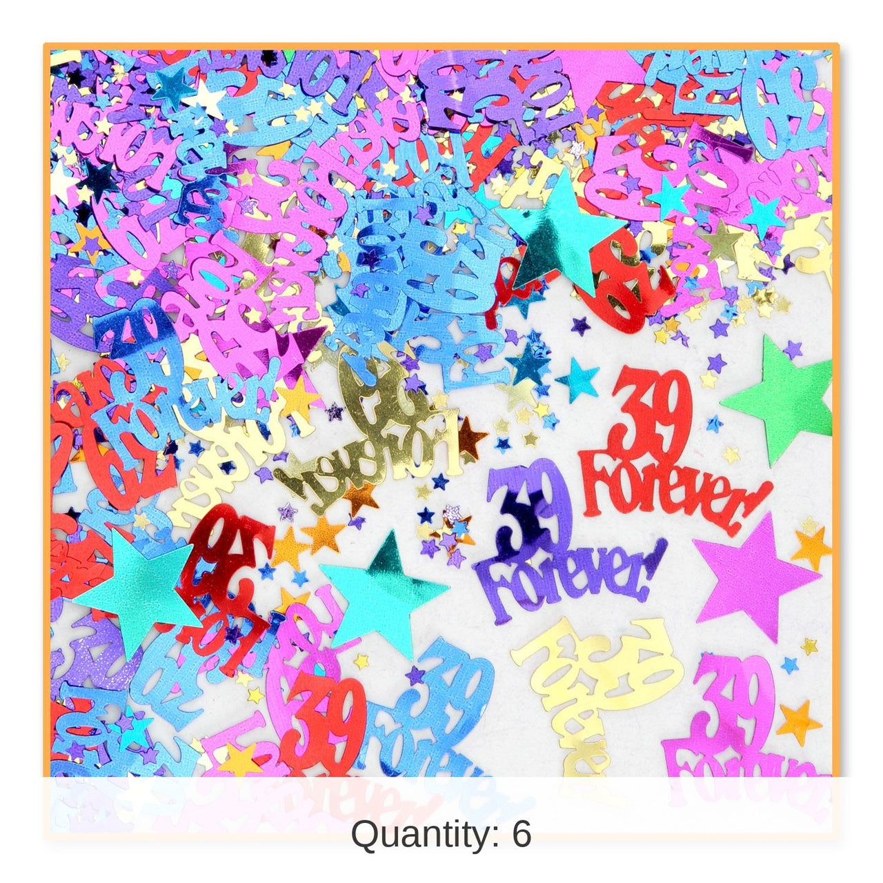 6 Pack Bulk 39 Forever Confetti (0.5 Oz/Pkg)