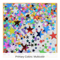 6 Pack Bulk Pretty Party Stars Confetti (0.5 Oz/Pkg)