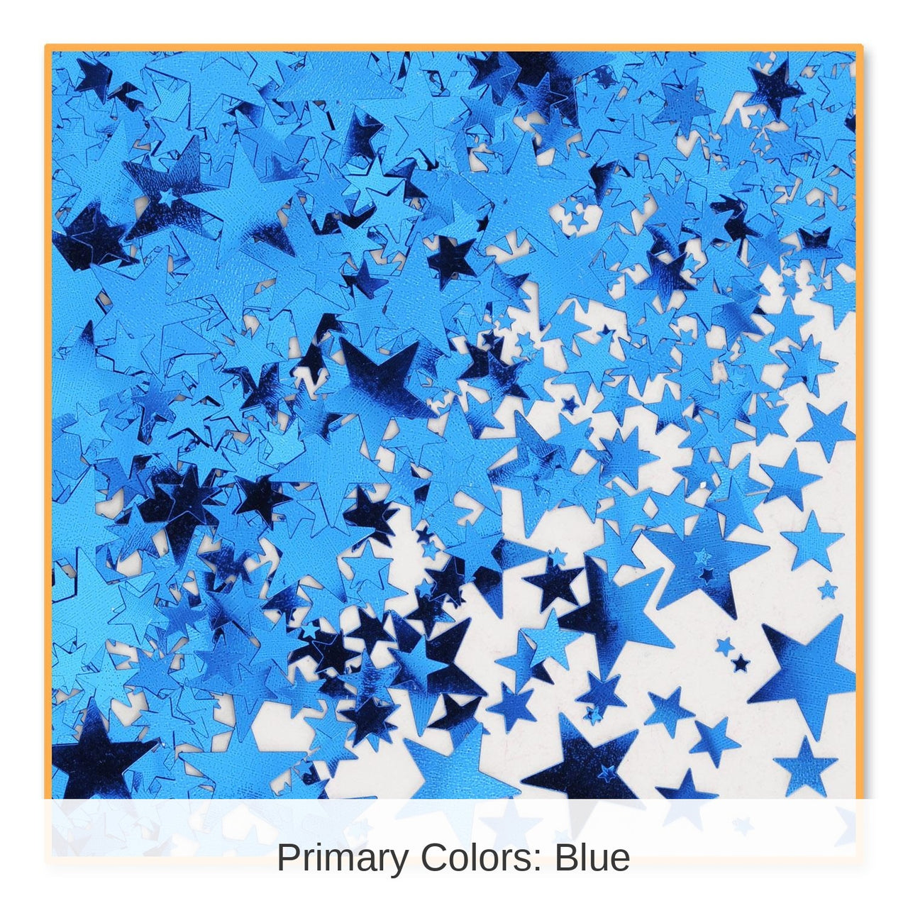 6 Pack Bulk Blue Party Stars Confetti (0.5 Oz/Pkg)