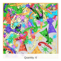 6 Pack Bulk Party Fun Confetti (0.5 Oz/Pkg)