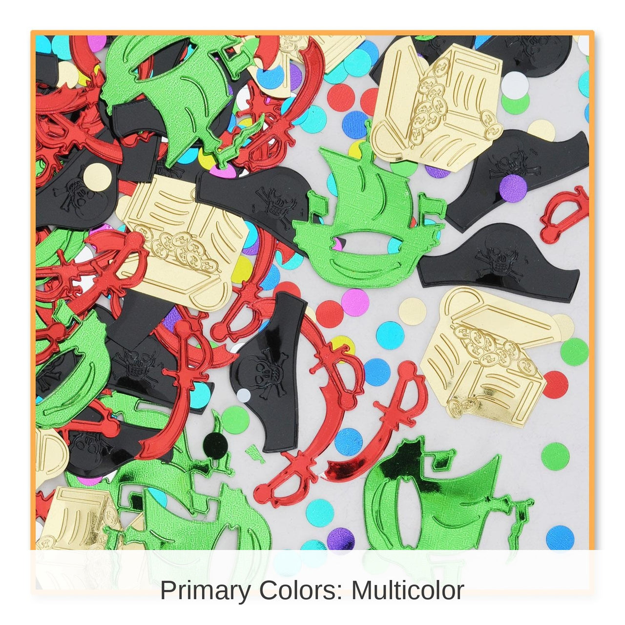 6 Pack Bulk Pirate Party Confetti (0.5 Oz/Pkg)