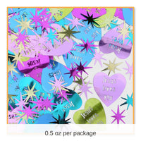6 Pack Bulk Jesus Loves You Party Confetti (0.5 Oz/Pkg)