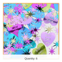 6 Pack Bulk Jesus Loves You Party Confetti (0.5 Oz/Pkg)