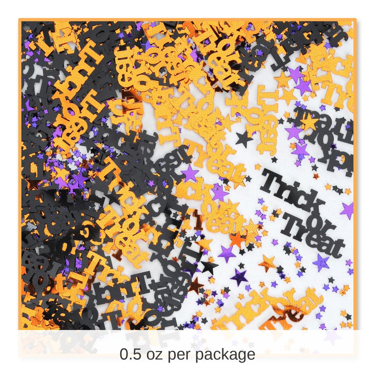 6 Pack Bulk Halloween Trick Or Treat Confetti (0.5 Oz/Pkg)