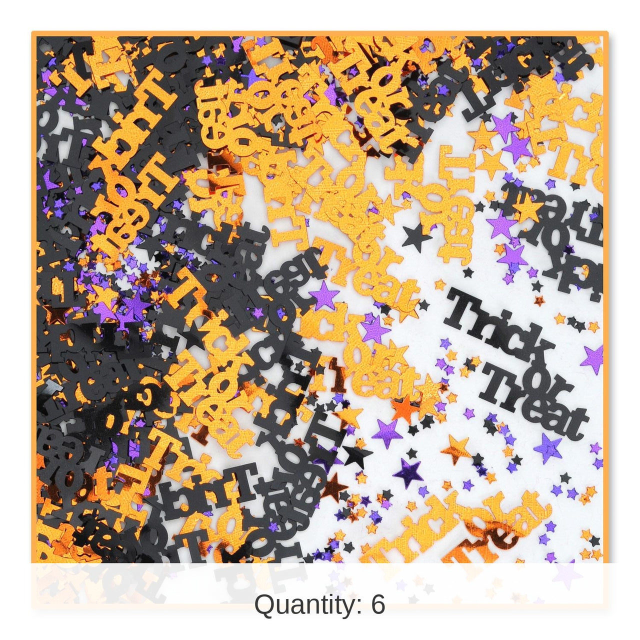6 Pack Bulk Halloween Trick Or Treat Confetti (0.5 Oz/Pkg)