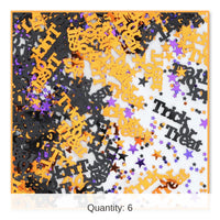 6 Pack Bulk Halloween Trick Or Treat Confetti (0.5 Oz/Pkg)