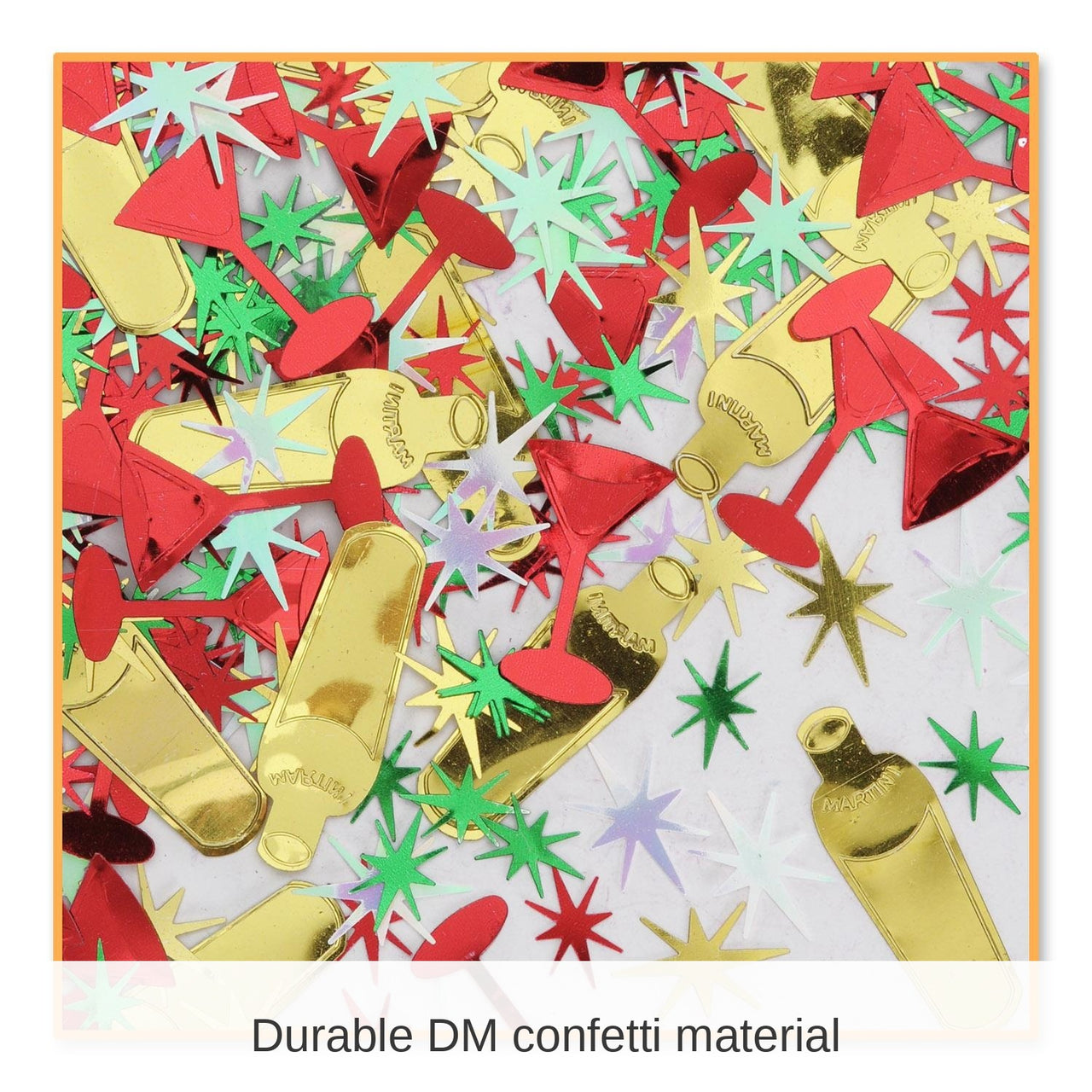 6 Pack Bulk Christmas Holiday Cheer Confetti (0.5 Oz/Pkg)