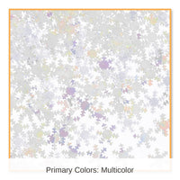 6 Pack Bulk Christmas Iridescent Snowflakes Confetti (0.5 Oz/Pkg)
