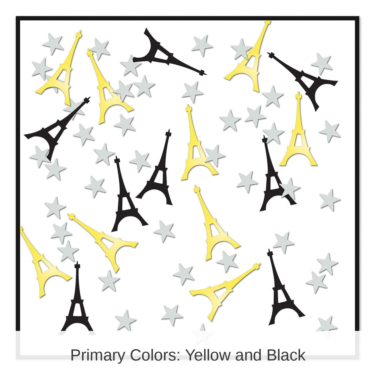 6 Pack Bulk Eiffel Tower Party Confetti (0.5 Oz/Pkg)