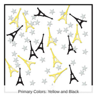6 Pack Bulk Eiffel Tower Party Confetti (0.5 Oz/Pkg)