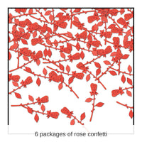 6 Pack Bulk Roses Confetti (0.5 Oz/Pkg)