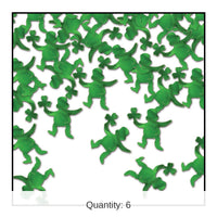 6 Pack Bulk St. Patrick's Day Leprechauns Confetti (0.5 Oz/Pkg)