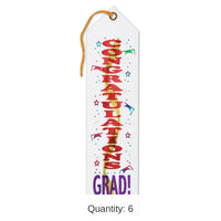 6 Pack Bulk Congratulations Grad! Graduation Party Award Ribbon