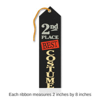 6 Pack Beistle Halloween Best Costume 2nd Place Award Ribbon